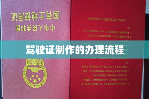 集宁驾驶证制作的办理流程