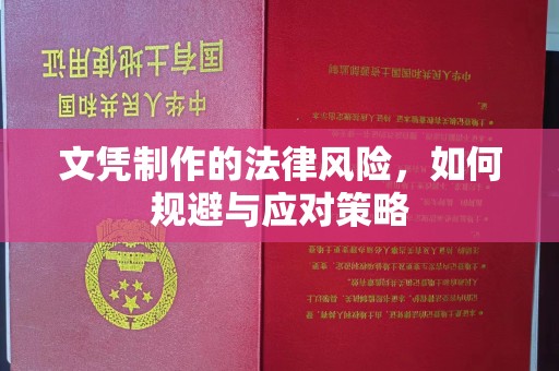 集宁文凭制作的法律风险，如何规避与应对策略