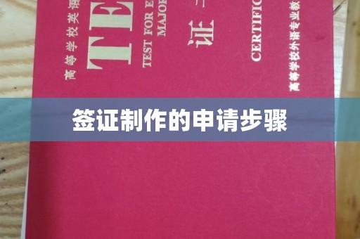 集宁签证制作的申请步骤
